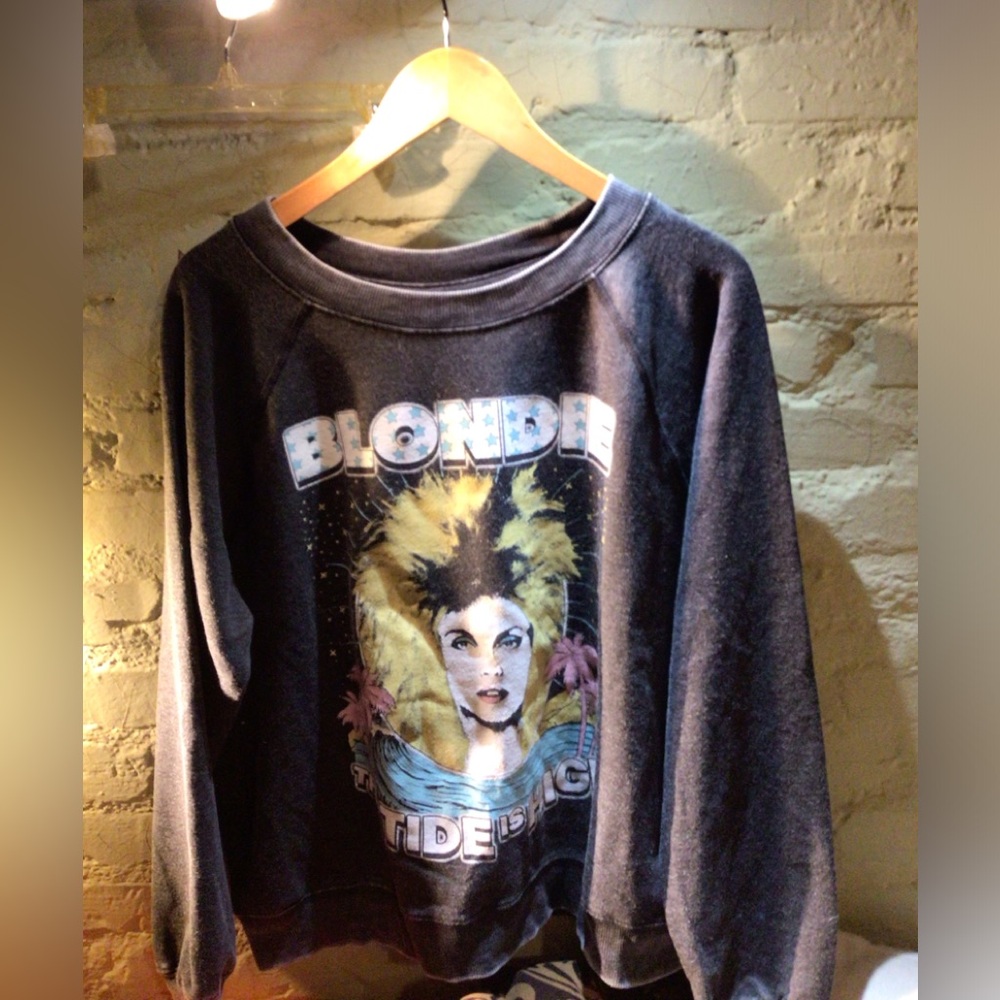 NEW! Recycled Karma Blondie Black Graphic Sweatshirt